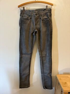 Stitches Women's Gray Skinny Jeans - Faded Charcoal Wash